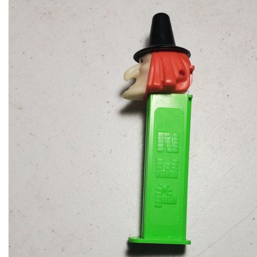Halloween Green Witch PEZ Dispenser ~Vintage~1990's Glow in the Dark - Picture 3 of 5